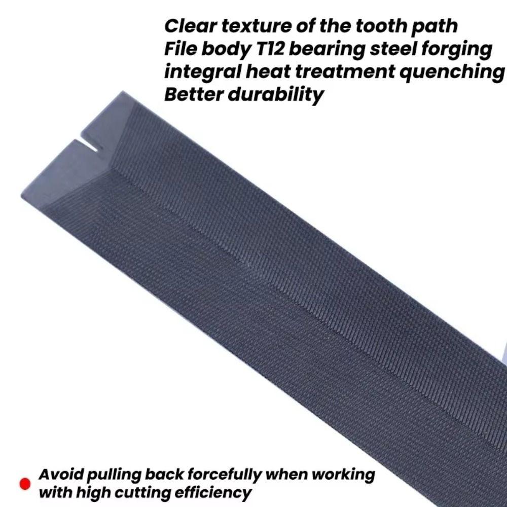 1Pcs Rhombic Pruning Saw File Triangle Metal Wood Rasp With TPR Handle T12 Bearing Steel Woodworking Hand Tool