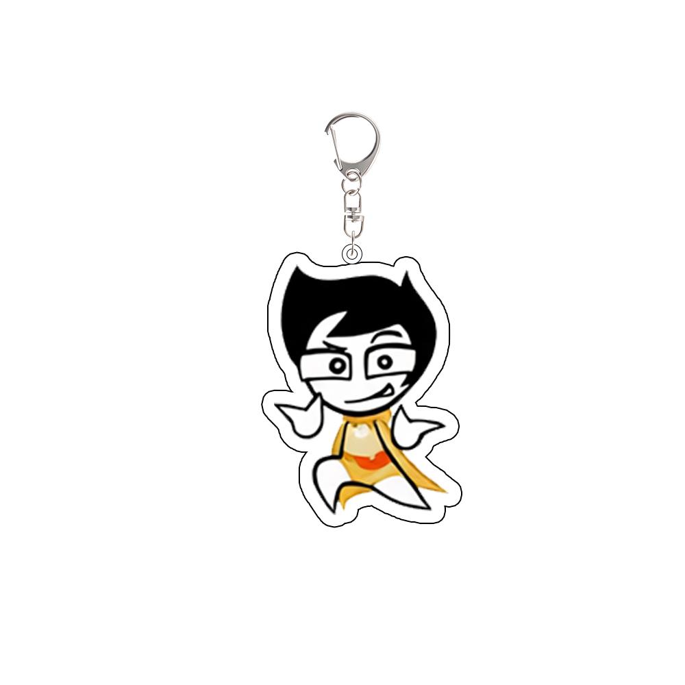 Game Roxy Lalonde Dirk Strider Jake English Jane Crocker Rose Lalonde Dave Strider Acrylic Keychain Backpack Accessories Gift
