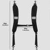 Universal Fit Replacement Backpack Straps Soft Padded Adjustable Durable Straps for Camping Duffel Bags Daily Commute Use