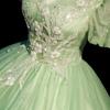 Evening Dress Mori Green Bel Canto Vocal Music Piano Art Examination Solo Performance Proud Skirt Host Dress Bar Mitzvah