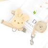 Pastellfarbenes Tosuni-Geschirr + Leine-Set für Welpen, Beige (Geschirr), beige (Führen)