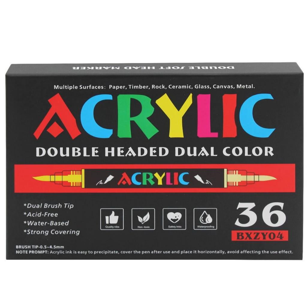 Large Acrylic Marker, Water-Based Student Art Special Watercolor Pen, Children'S Acrylic Pen