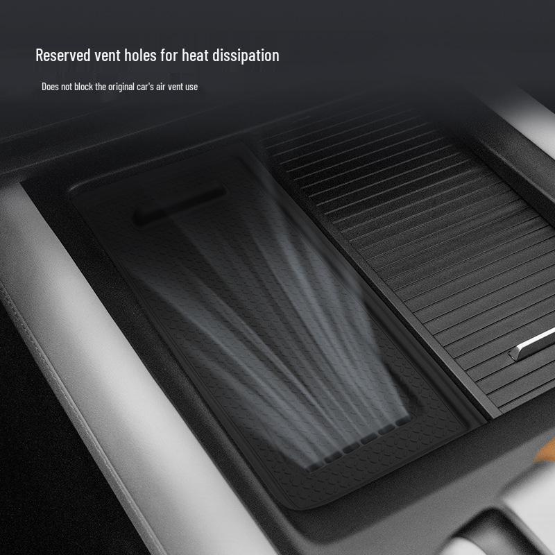 Deep Blue G318 Wireless Charging Silicone Pad for Car Console Decoration