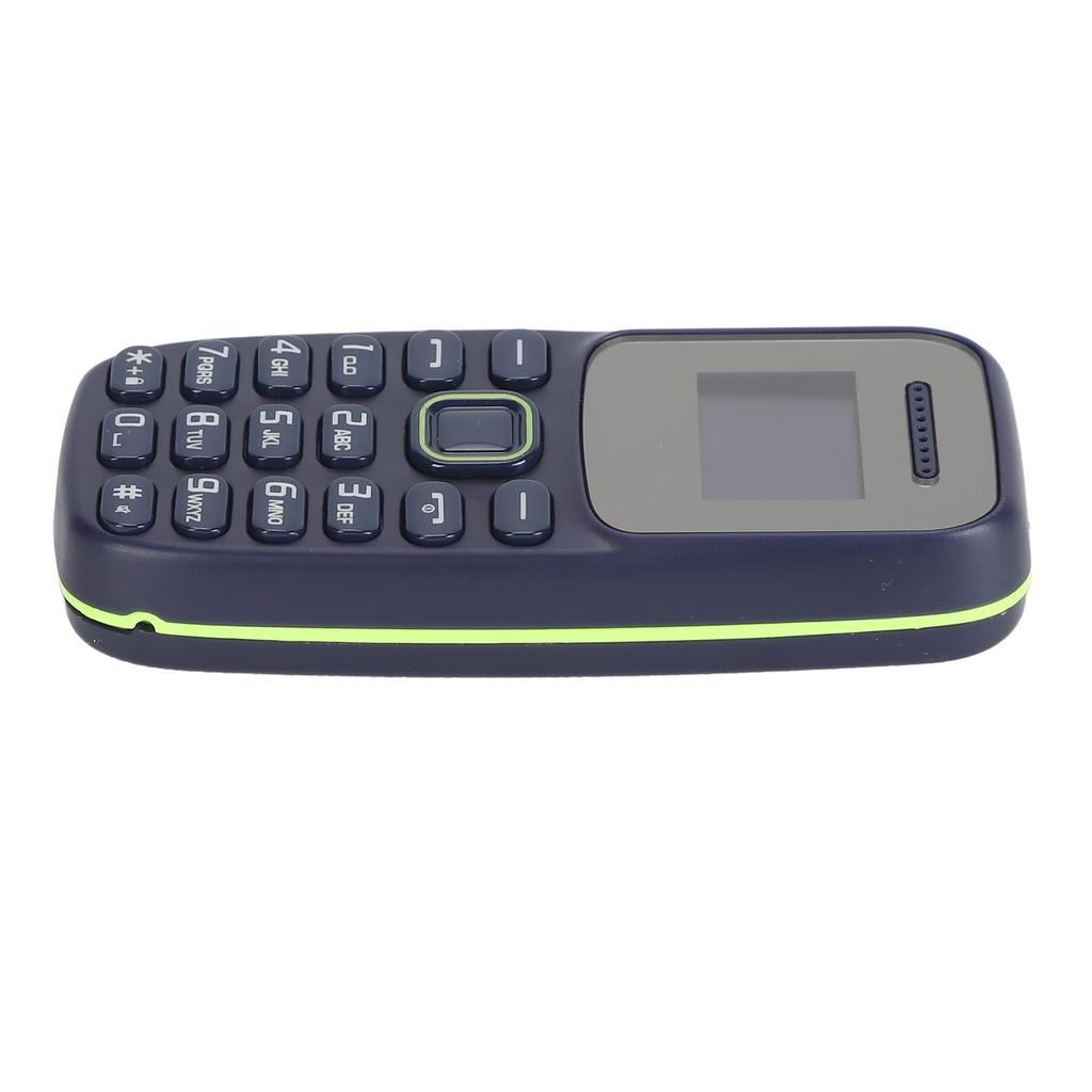 2G Phone Unlocked for Elderly 0.66 Inch Dual SIM GSM Mini Phone Music Player Bluetooth Earphone Big Button Multi