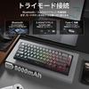 ATTACK SHARK X68PRO HE Rapid Trigger Keyboard High-Speed Response 3 Mode Connection 2.4G Bluetooth USB-C Wired 8KHZ Gaming Adjustable Actuation 66 PBT
