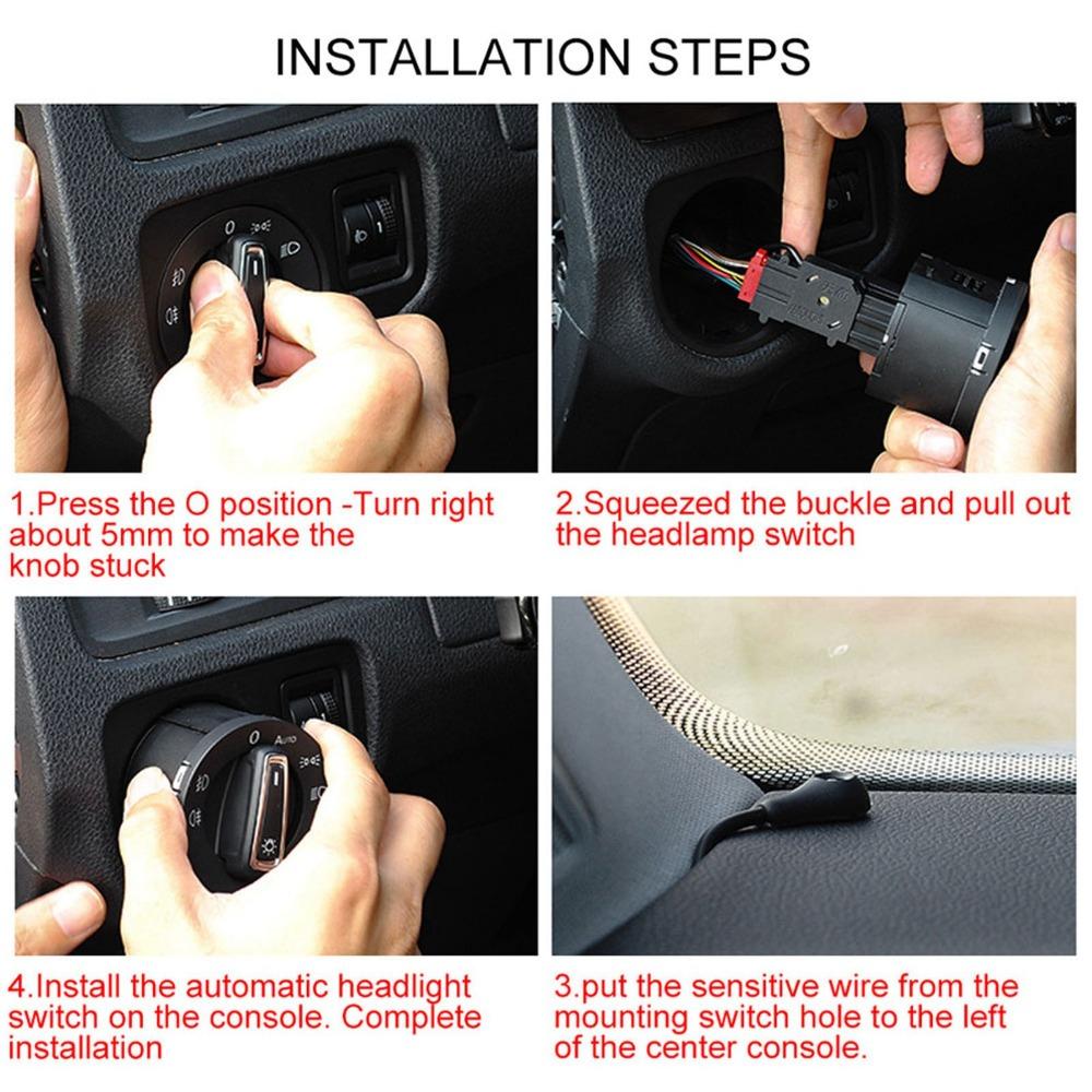 Light Sensor Light Sensor Module Plug and Play Headlamp Control Switch  For Volkswagen Golf MK4