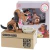 Interactive Money Box Dog Eats Coins Safe - Brown