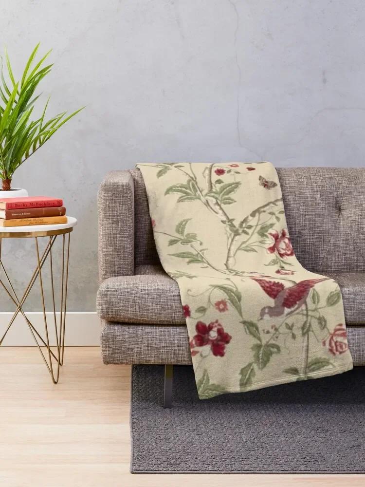 Laura Ashley flowers brids Throw Blanket Luxury Designer heavy to sleep Blankets 100cmx150cm