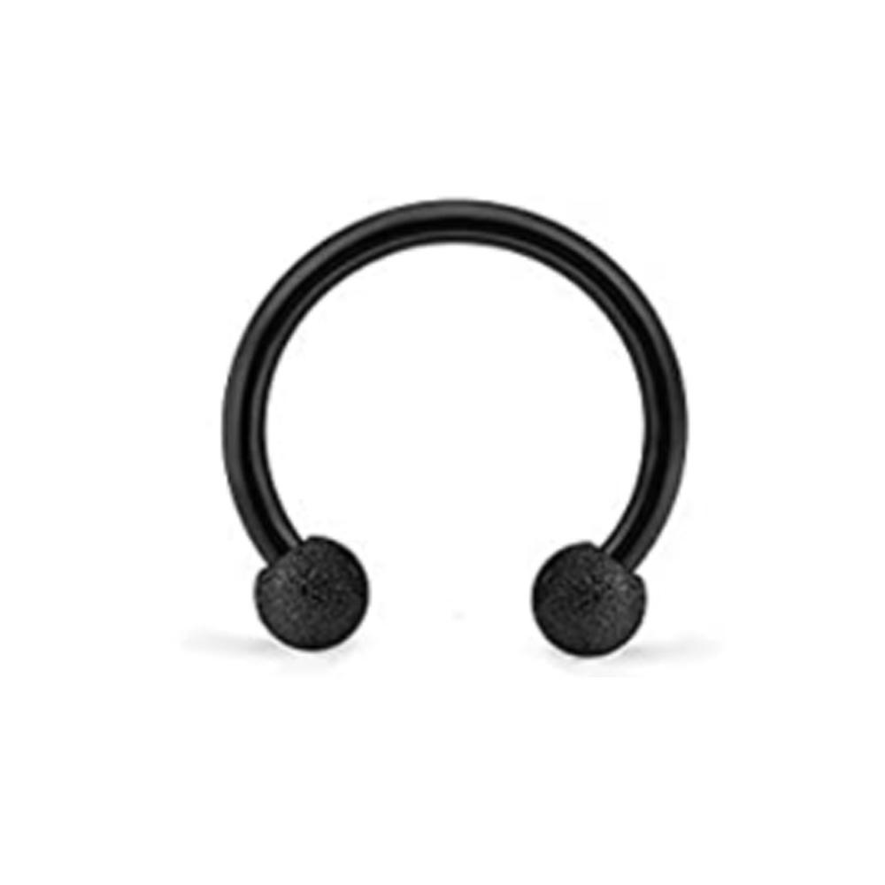 36PCS Horseshoe Barbell Surgical Steel Nose Septum Rings Hoop Daith Earring Eyebrow Tragus Vertical Lip Piercing Jewelry