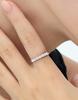 Hyeres Lor Essence Silver (W) Lab-Worn Diamond Half Pavé Ring 0.1Ct Hl4R58435W9