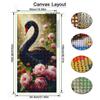 Diy Diamond Mosaic Black Swan Peony Large Size Diamonds Painting Animals Full Drill Rhinestone Embroidery Jewelry Cross Stitch Kits Wall Decor