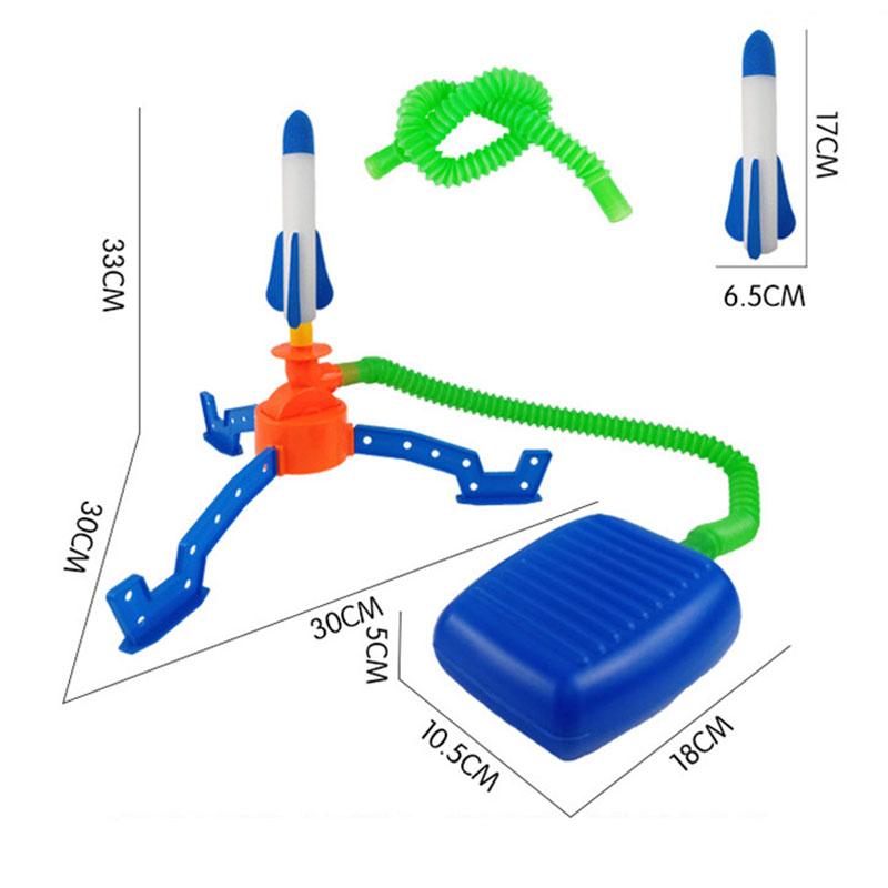 Flying Rocket Toys Feet Step on The Sky Launcher Flying Parent-child Interactive Puzzle Games Children Outdoor Sports Boys Toys