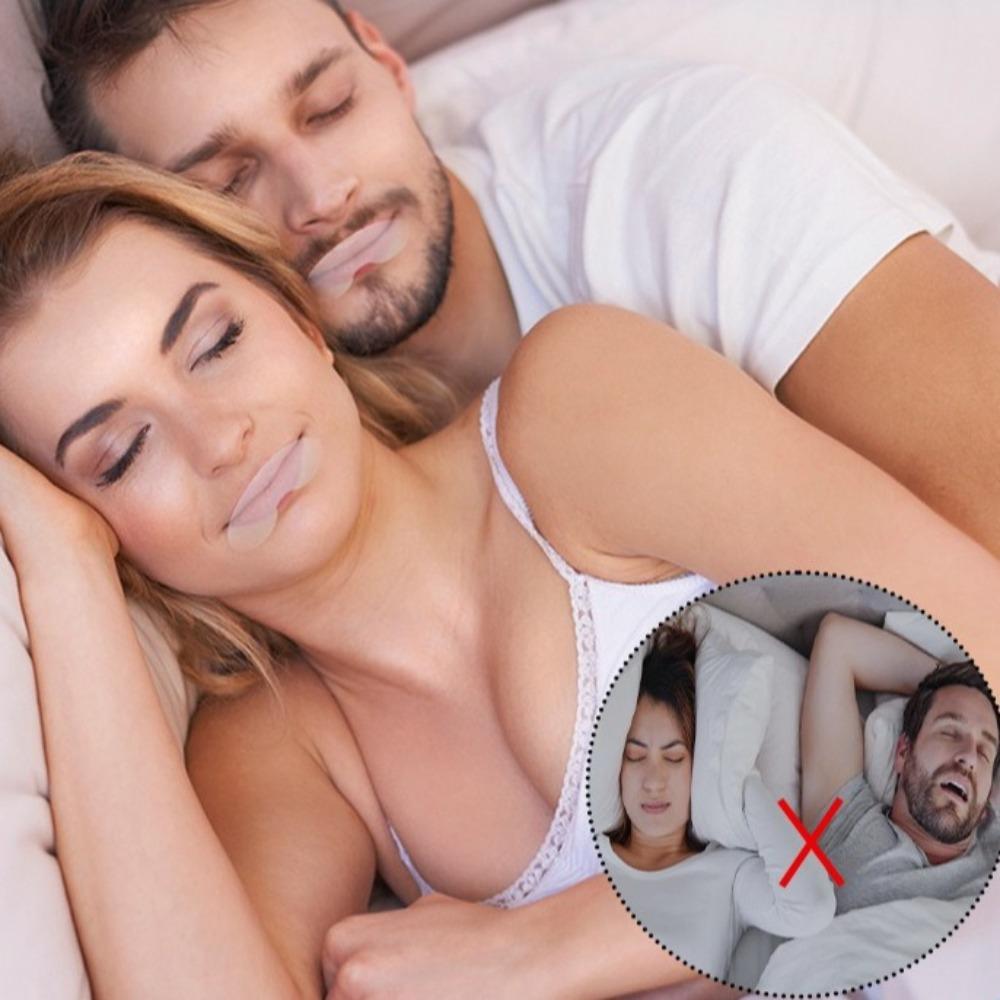 90pcs Transparent Sleep Strip Anti-snoring Mouth Stickers New Mouth Tape  for Adults Kids