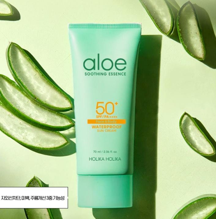 Holika Holika Aloe Waterproof Sun Cream SPF50+ PA++++ – 70ml