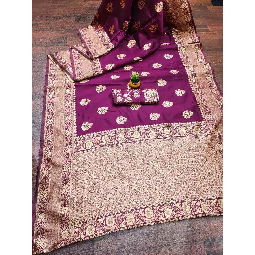 Grand Festive Edit – Soft Silk Saree | Rich Jacquard Royal Drape