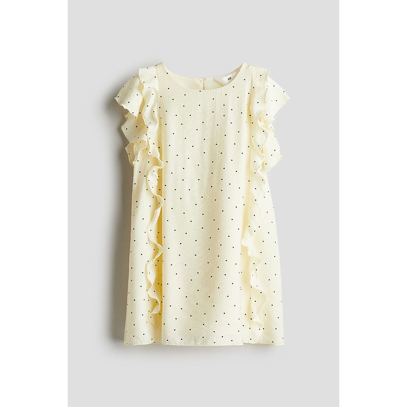 

HM Children s Clothing Fall Girl 2025 New Arrival Frill Decoration Dress 1275398