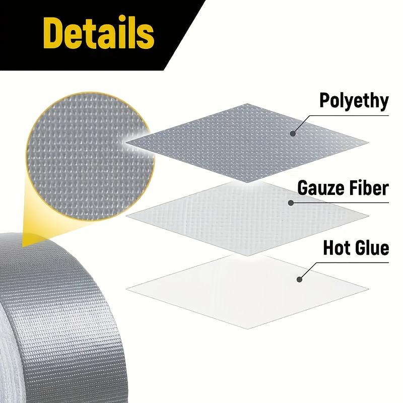 1pc - 5cm X 50m Waterproof Heavy-Duty Industrial Adhesive, Suitable for Carpet Binding, Floor Repair and Tying. Easy To Tear, Oil and Heat Resistant