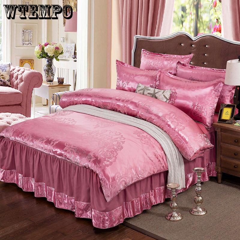 Buy Duvet Cover Set Bed Skirt Set Pillowcase Bedclothes Comfort The