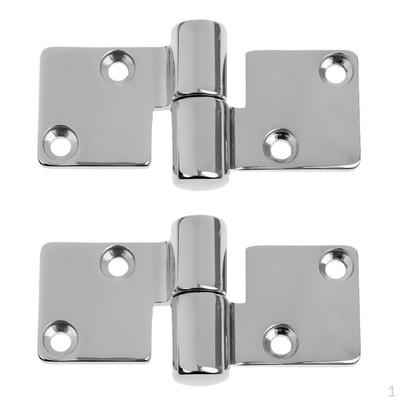 2 Pieces/ Set 6 Grade Stainless Steel Boat Hatch Off/ Hinge - Right Hand