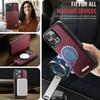 For iPhone 16 Pro Case CASEME C49  Compatible with MagSafe RFID Blocking Detachable Wallet Leather Phone Cover