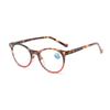 European and American frame new fashionable reading glasses large round frame anti-blue reading glasses