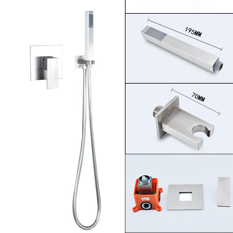 

Tuqiu черный смеситель для душа для ванной комнаты, установленный на монтаже, матовый золотой смеситель для душа, смесители для холодной и горячей ванны и душа для ванной комнаты