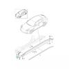 Stable performance 97050458501 Center Pillar Rocker Jack Support Jacking Point for Porsche Panamera 970 2010-2016 Durable