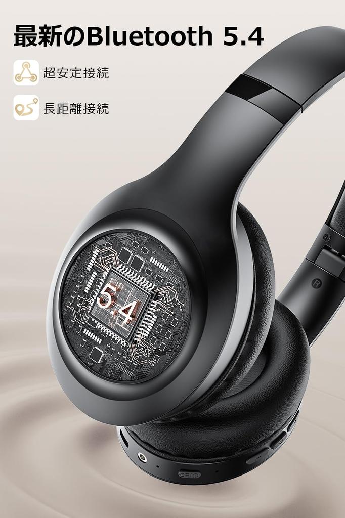 Reduction Focus On Bluetooth Wireless Headphones with ANC Noise Cancellation Up To 48 Hours Continuous Wired Wireless Dual Sound No Sound Leakage for