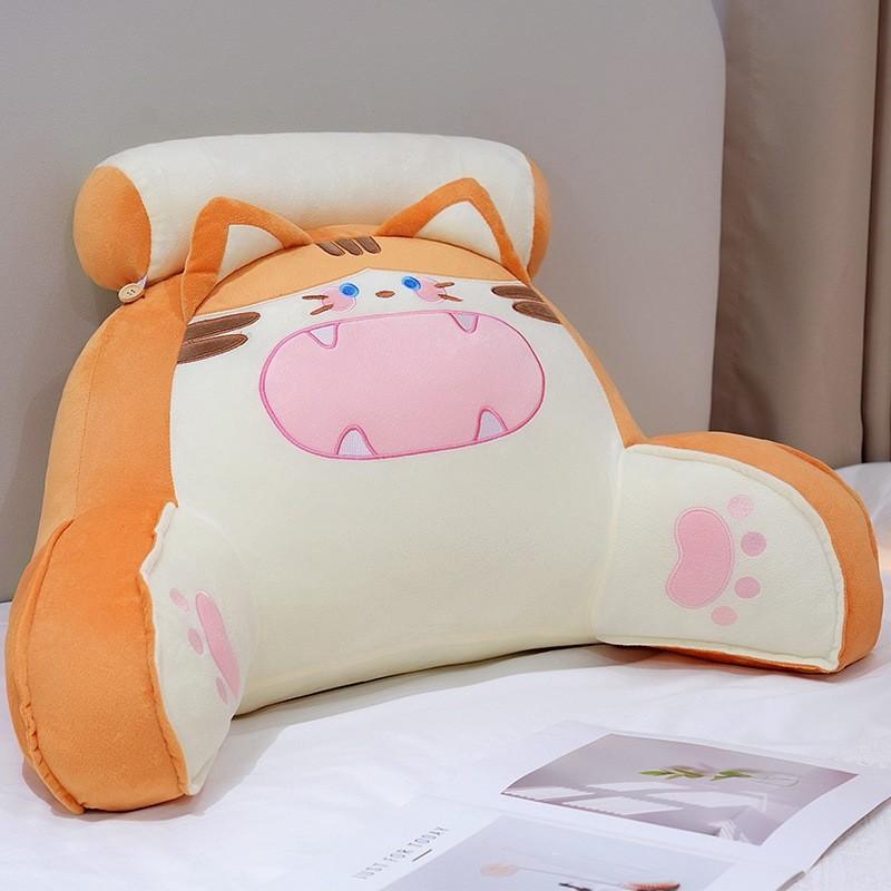 Pillow Bedhead Cartoon Cat Waist Chair Sofa Tatami Lazy Pillow Plush Home Toy