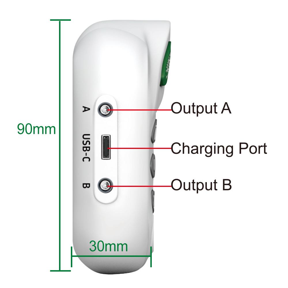 Dual Output TENS/EMS Massage Stimulator: Full-Body Muscle & Meridian Therapy