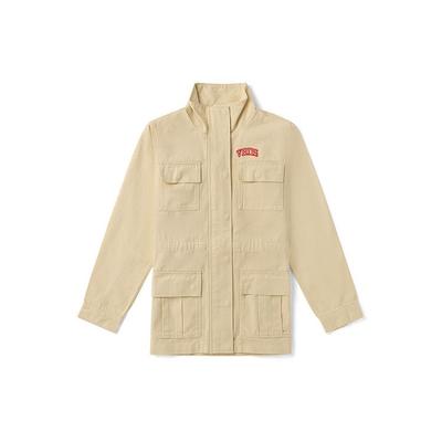 Vans Skull Print Multi-Pocket Work Jacket Men Jacket Off-White VN0A4UTTZ6K