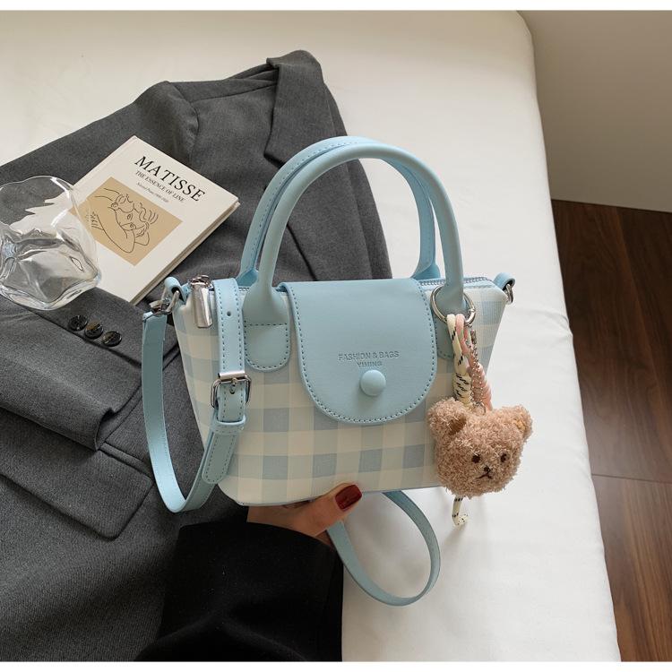 

Korean shoulder bag autumn and winter high-end retro small bag women s new fashion versatile popular portable messenger bag синий