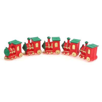 1Pcs 1:12 Dollhouse Miniature Mini Small Train Model Decor Accessories Toys