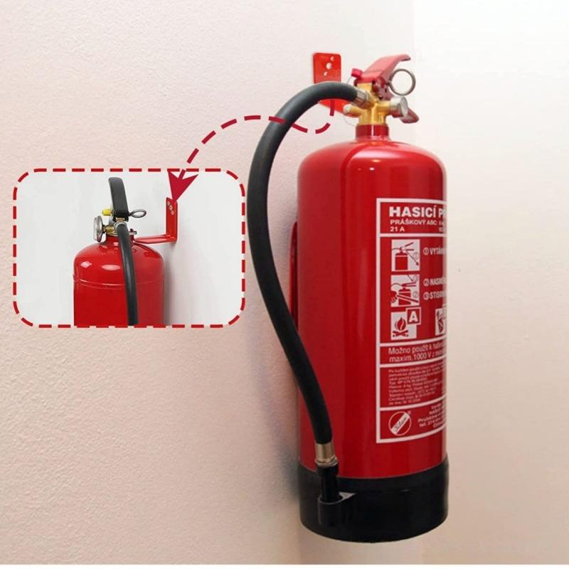 4 Pcs Fire Extinguisher Mount Fire Extinguisher Holder For 20Lb Universal Fire Extinguisher Free Screws & Washers