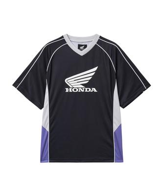 PHYPS MOTORCYCLE Mesh Block Jersey Short Sleeve Black
