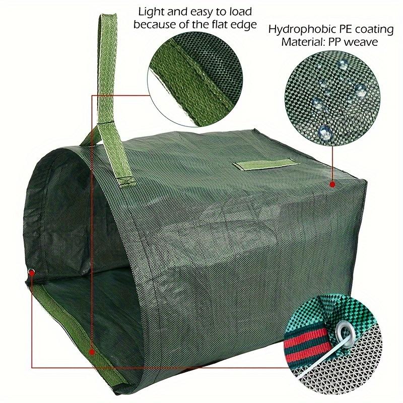 Yard Dustpan-Type Collecting Leaves Bags - Garden Deciduous Bag 52.83gal - 1/2pcs Yard Waste Bags - Garden Leaves Debris Garbage Bag
