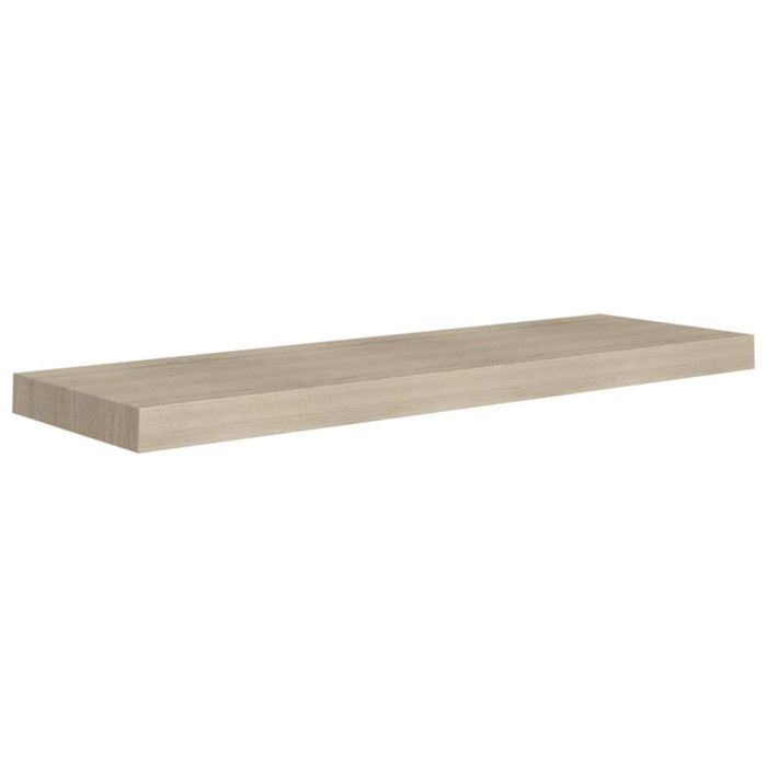 VidaXL Floating Wall Shelf Oak 80x23.5x3.8 Cm MDF