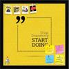 ArtzFolio Stop Dreaming Start Doing D2 | Bulletin Board Notice Pin Board | Vision Soft Board Combo with Thumb Push Pins