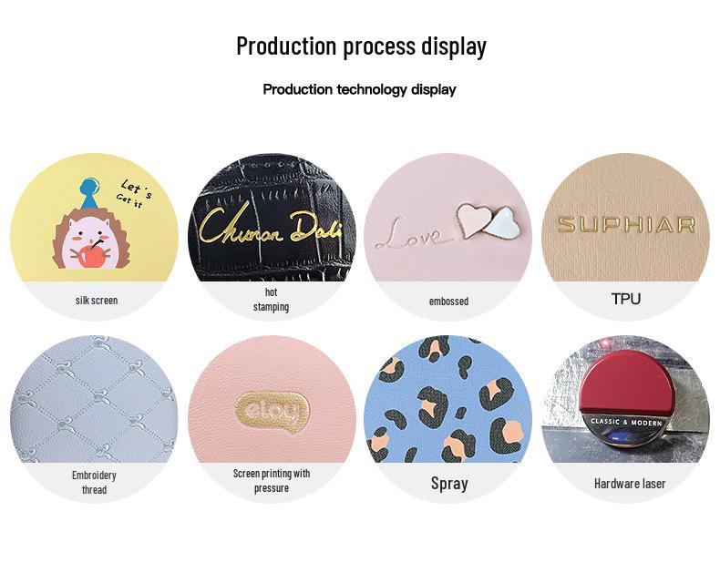 Damen PU-Leder Reißverschluss Geldbörse - Große Kapazität Kartenhalter für Pendler und Studenten