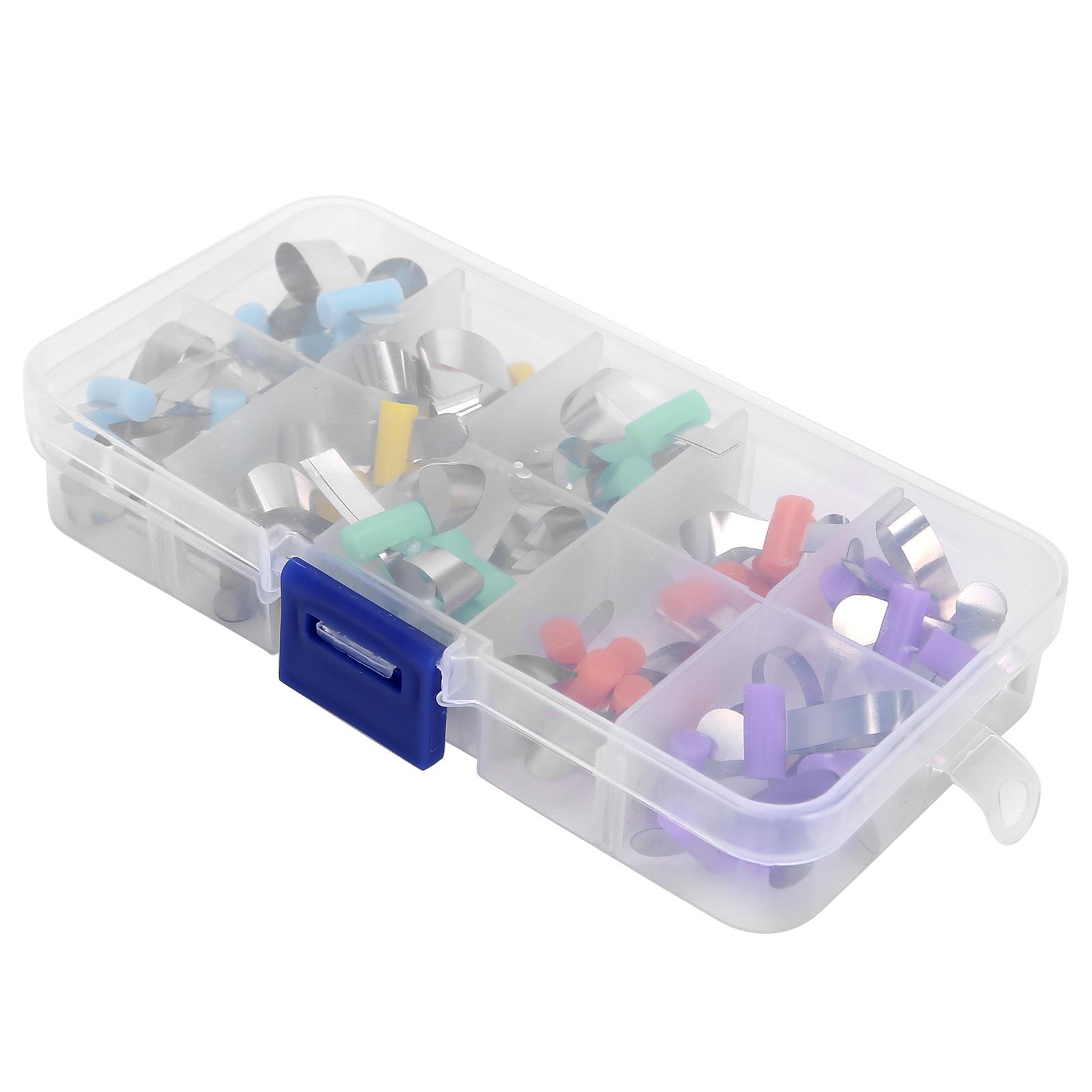 

50 шт. стоматологические материалы для полости рта, формовочный металлический лист, тип стержня с локатором, аксессуары для стоматолога