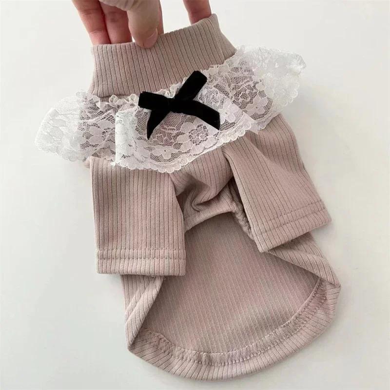 Winter Cat Dog Shirt Doggie Puppy Chihuahua Shih Tzu Maltese Pomeranian Poodle Bichon Small Dog Clothes Pet Apparel Pajamas