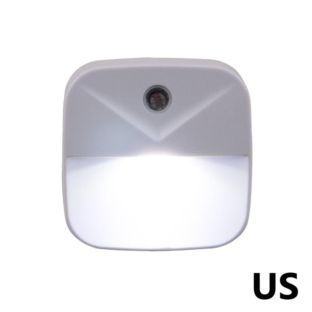 Mini Cute Wall Plug-in LED Night Light Auto Sensor Bedside Lamp For Bedroom Kid's Room Hallway Corridor Stairs EU/US 110V 220V