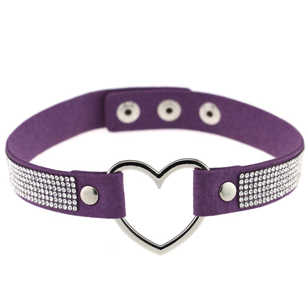 Purple Goth Bracelets For Women Punk Boho Emo Spike Rivets Pu Leather Charm Bracelet Cuff Bangles Festival Jewelry Party Gifts