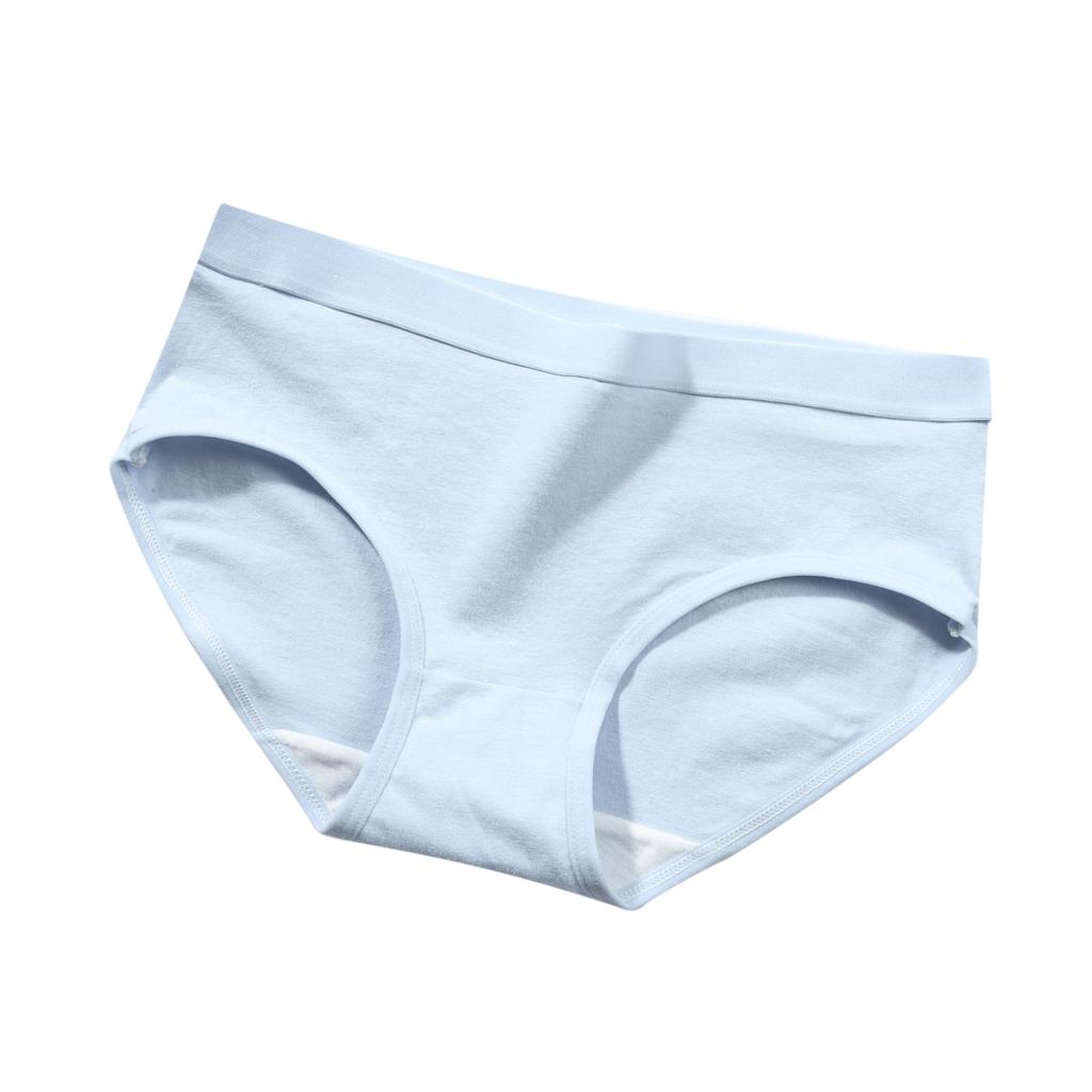 5 Teile/satz 1 Schwarz + 1 Weiß + 1 Lila + 1 Grau + 1 Blau Frauen Baumwolle Höschen Unterwäsche