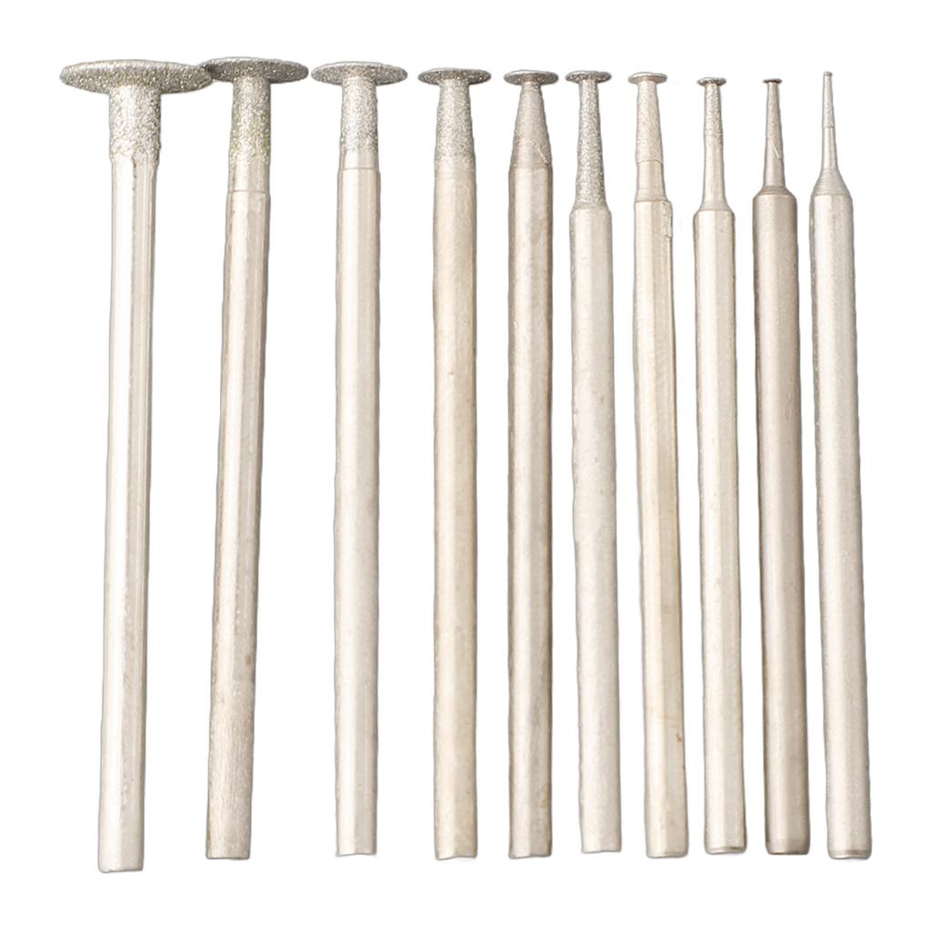 Woodwork Grinding Heads Tool T-style 10pcs Carborundum