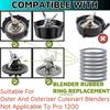 Rubber O-Ring Gasket Seal 8 Pcs for Oster Blender Gasket for Osterizer and Oster Blender Replacement Parts Oster Blender Parts Oster Blender