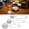 Stainless Steel Teas Infuser Spoon Herbal Teas Strainer Sphere with Handle Rustproof Kitchen Teas Filter Accessories
