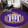 1pc Football Team (54) Design Printed Area Round Carpet for Bedroom Living Room Home Decor Rugs Mat Non Slip Mat Rug for Bedside