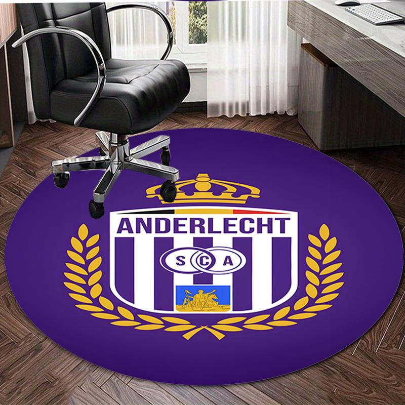 1pc Football Team (54) Design Printed Area Round Carpet for Bedroom Living Room Home Decor Rugs Mat Non Slip Mat Rug for Bedside
