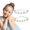 Cute Christmas Headbands with Snowflakes Pattern Trendy Elastic Headdress Lovely Hair Accessories for Baby Girls Gift